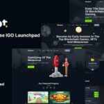 Risebot – Metaverse IGO Launchpad Elementor Template Kit