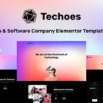 Techoes – Tech & Software Company Elementor Template kit