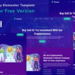 Virtual – Cryptocurency Blockchain & Bitcoin Elementor Template Kit