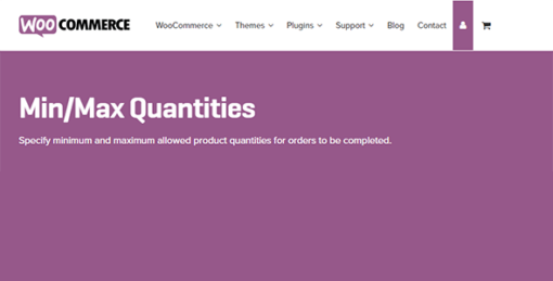 Woocommerce Min Max Quantities
