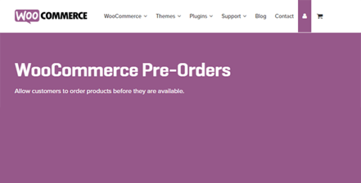 Woocommerce Pre-Orders
