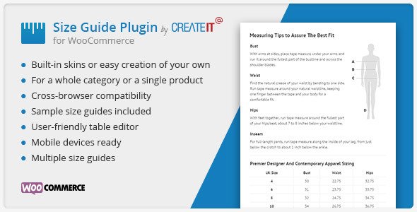 WooCommerce Product Size Guide WooCommerce Product Size Guide