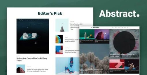 Abstract – Blog & Magazine Elementor Template Kit