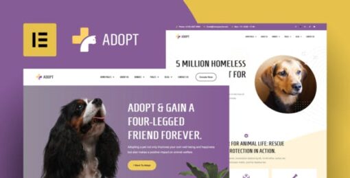 Adopt – Adoption Service & Charity Elementor Template Kit