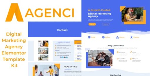 Agenci – Digital Marketing Agency Elementor Template Kit