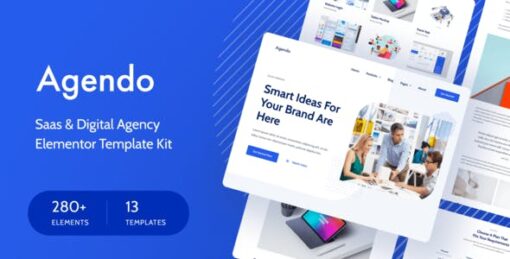 Agendo – Digital Agency & Creative Elementor Template Kit