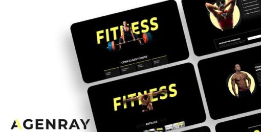 Agenray | Gym Elementor Template Kit
