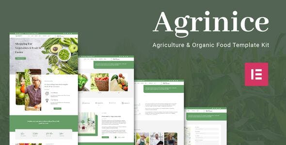 Agrinice – Agriculture & Organic Food Elementor Template Kit Agrinice – Agriculture & Organic Food Elementor Template Kit
