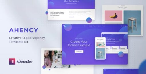 AHENCY – Creative Digital Agency Elementor Template Kit
