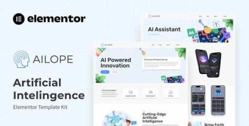 Ailope – Artificial Intelligence Elementor Template Kit