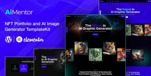 AiMentor – AI Image Generator Website Elementor Template Kit