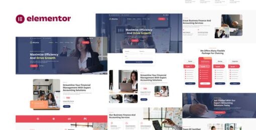 Akunta – Business Finance & Accounting Services Elementor Template Kit