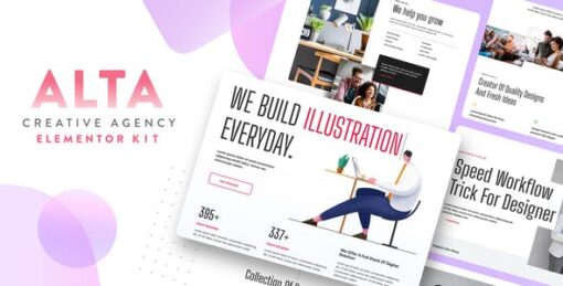 ALTA – Creative Agency Elementor Template Kit