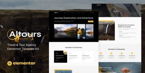 Altours – Travel & Tour Agency Elementor Template Kit