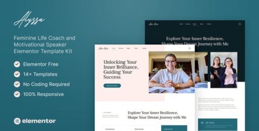 Alyssa – Feminine Life Coach & Motivational Speaker Elementor Template Kit
