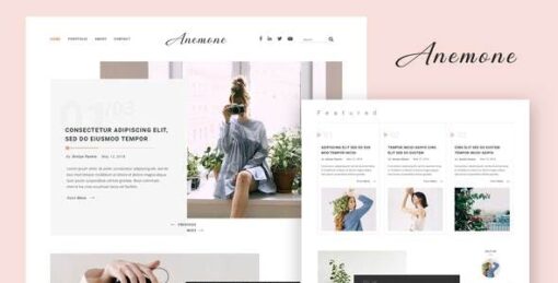 Anemone – Blog & Magazine Elementor Template Kit
