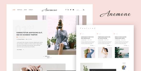 Anemone – Blog & Magazine Elementor Template Kit Anemone – Blog & Magazine Elementor Template Kit