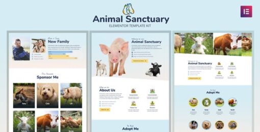 Animal Sanctuary – Non-Profit Template Kit