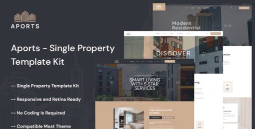 Aports – Single Property Elementor Template Kit