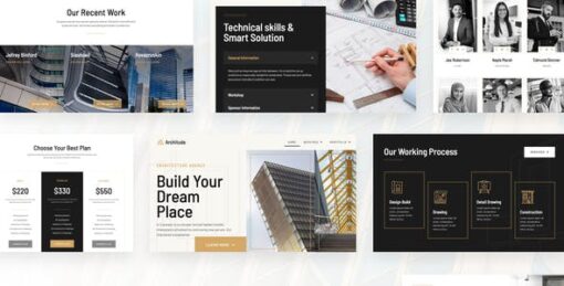 Architude | Architecture Agency & Interior Design Elementor Template Kit