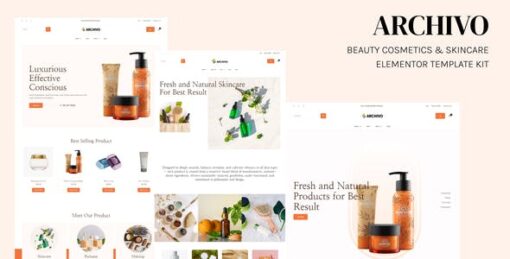 Archivo – Beauty Cosmetics & Skincare Elementor Template Kit