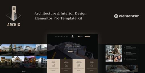 Archix – Architecture & Interior Design Elementor Pro Template Kit