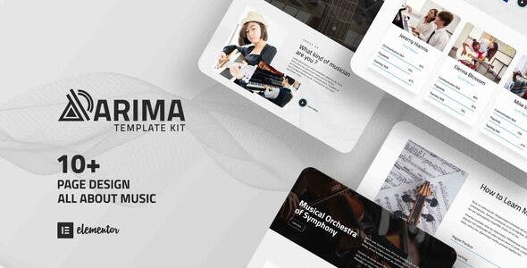 Arima – Musical Symphony Elementor Template Kit Arima – Musical Symphony Elementor Template Kit