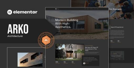 Arko – Architecture Elementor Template Kit