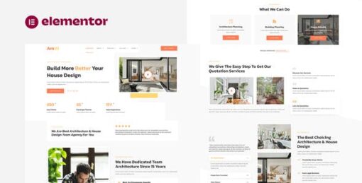 Arsiti – Architecture & House Design Agency Elementor Template Kit