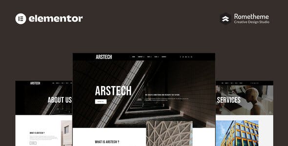 Arstech – Architecture Elementor Pro Full Site Template Kit Arstech – Architecture Elementor Pro Full Site Template Kit