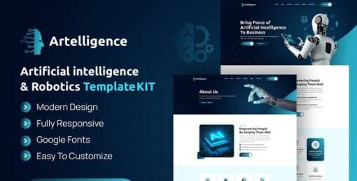 Artelligence – AI & Robotics Elementor Template Kit