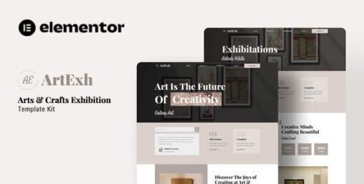 Artexh – Arts & Crafts Exhibition Elementor Template Kit