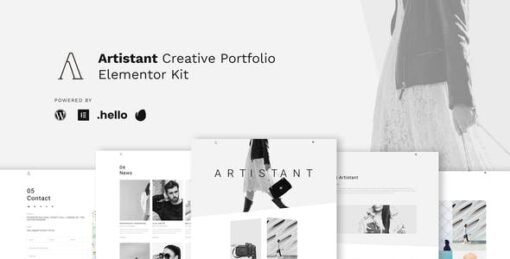 Artistant – Creative Photography Portfolio Elementor Template Kit