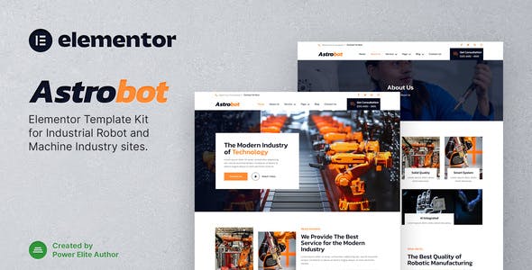 Astrobot – Industrial Robot & Machine Industry Elementor Template Kit Astrobot – Industrial Robot & Machine Industry Elementor Template Kit