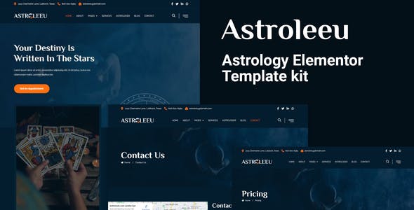 Astroleeu – Astrology & Numerology Elementor Template Kit Astroleeu – Astrology & Numerology Elementor Template Kit