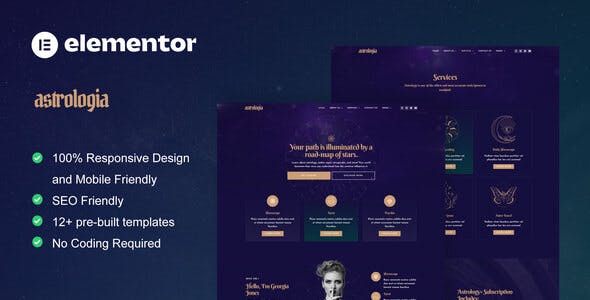 Astrologia – Horoscope Astrology Elementor Template Kit Astrologia – Horoscope Astrology Elementor Template Kit
