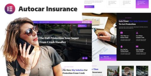 Asurance – Car Auto Insurance & Protection Services Elementor Template Kit