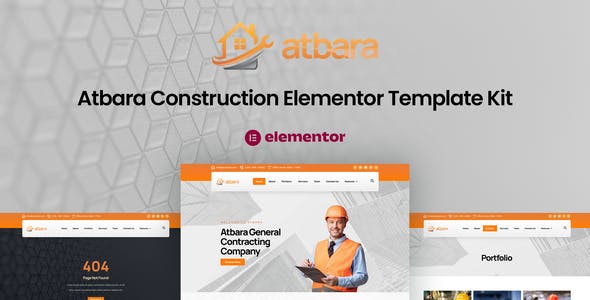 Atbara – Construction Elementor Template Kit Atbara – Construction Elementor Template Kit