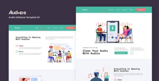 Audios – App Showcase Elementor Template Kit