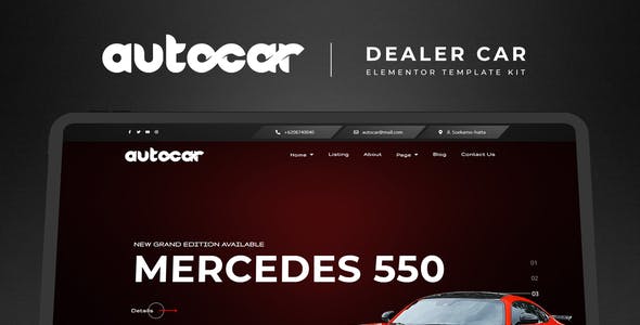 Autocar – Car Dealer Elementor Template Kit Autocar – Car Dealer Elementor Template Kit