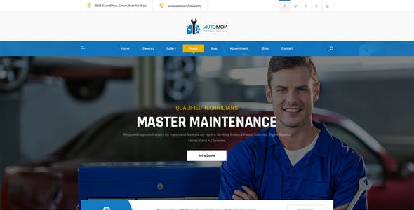 Automov – Car Repair & Services Elementor Template Kit Automov – Car Repair & Services Elementor Template Kit