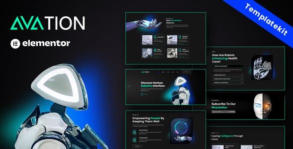 AVATION – Robotics & Artificial Intelligence Elementor Template Kit AVATION – Robotics & Artificial Intelligence Elementor Template Kit