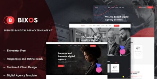 Bixos – Business & Digital Agency Template Kit