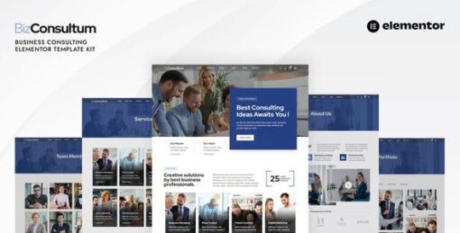Bizconsultum – Business Consulting Elementor Template Kit