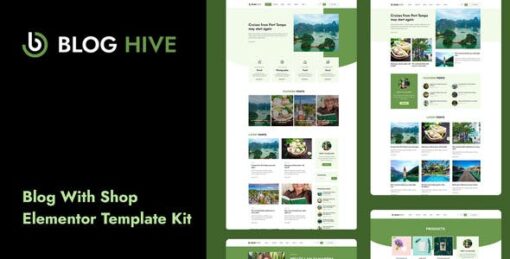 Blog Hive – Personal Blog Elementor Template Kit
