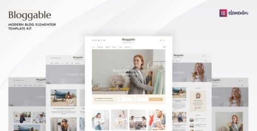 Bloggable – Modern Blog Elementor Template Kit