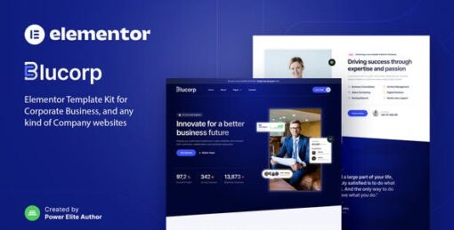 Blucorp – Corporate Business Elementor Template Kit