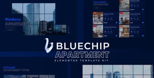 Bluechip – Apartment & Property Elementor Template Kit