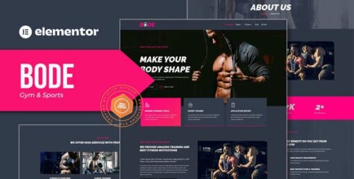 Bode – Gym & Sports Elementor Template Kit