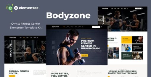 Bodyzone – Gym and Fitness Center Elementor Template Kit